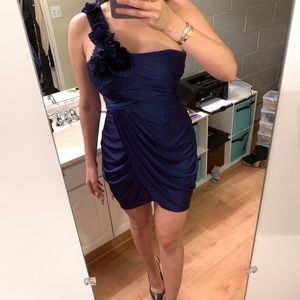 Bcbg dark blue mini dress